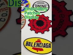 Πράσινος σίδηρος συνόρων Merrow μπαλωμάτων κεντητικής συνήθειας κρανίων στα κεντημένα μπαλώματα