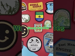 Η συνήθεια κέντησε την πίσω υλική συγκολλητική υποστήριξη υφάσματος μπαλωμάτων