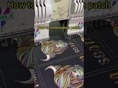 Αυτοκόλλητο σίδερο σε κεντημένα μπαλώματα προσαρμοσμένα ομοιόμορφα μπαλώματα ασφαλείας