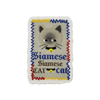 Ο Washable σίδηρος στα μπαλώματα λογότυπων συνήθειας συρρικνώνεται υφαμένο τον απόδειξη τύπο υφάσματος