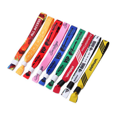 Υφαμένες φεστιβάλ ζώνες 35*1.5cm συναυλία Wristbands καρπών συνήθειας μεγέθους