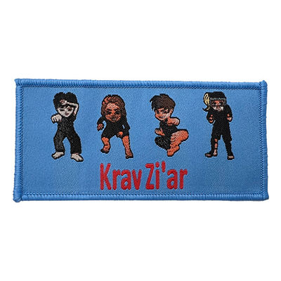 Σίδηρος παιδιών Kongfu στα υφαμένα συγκολλητικά μπαλώματα βαμβακιού υφάσματος ετικετών για τα ενδύματα